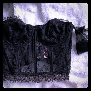Victoria’s Secret lace “Dream Angel” bustier